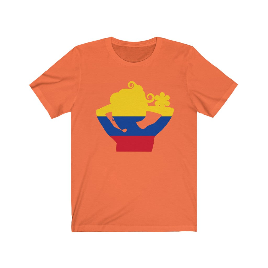 Colombia Lady Flag Premium Tee - Unisex