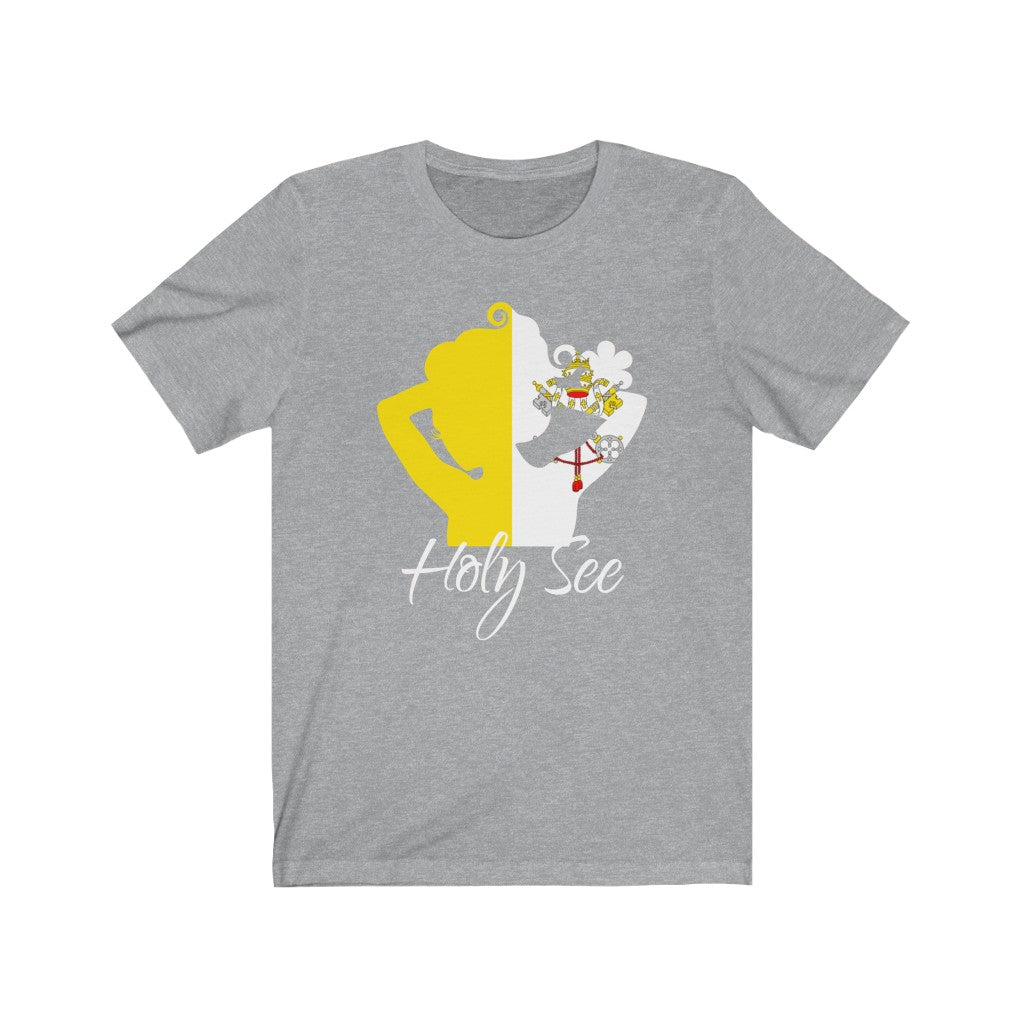 Holy See Lady Flag Premium Tee 2 - Unisex