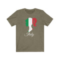 Italy Girl Flag Premium Tee 2 - Unisex