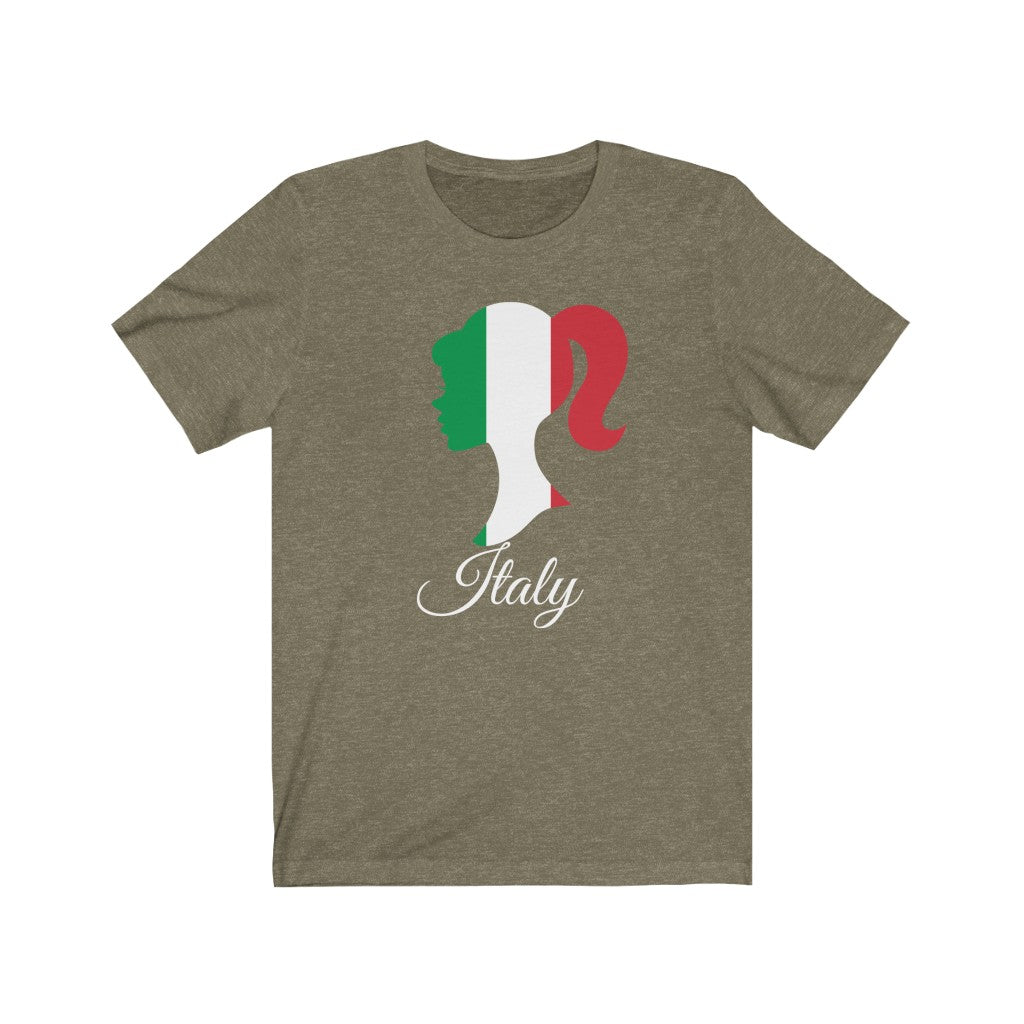 Italy Girl Flag Premium Tee 2 - Unisex