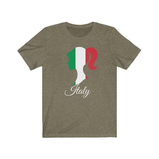 Italy Girl Flag Premium Tee 2 - Unisex