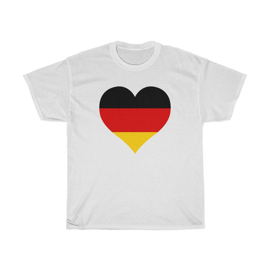 Germany Heart Flag Standard Tee - Unisex