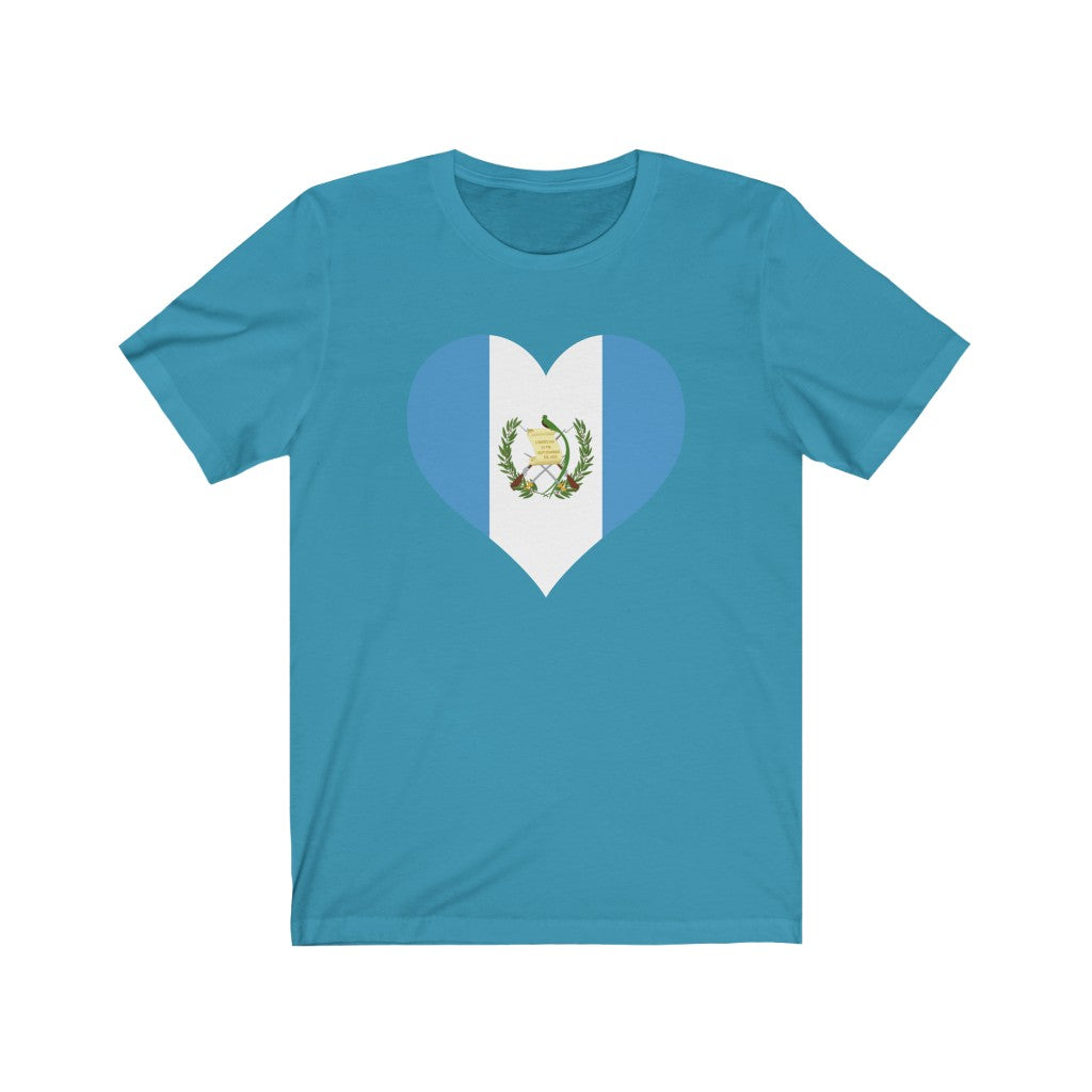 Guatemala  Heart Flag Premium Tee - Unisex