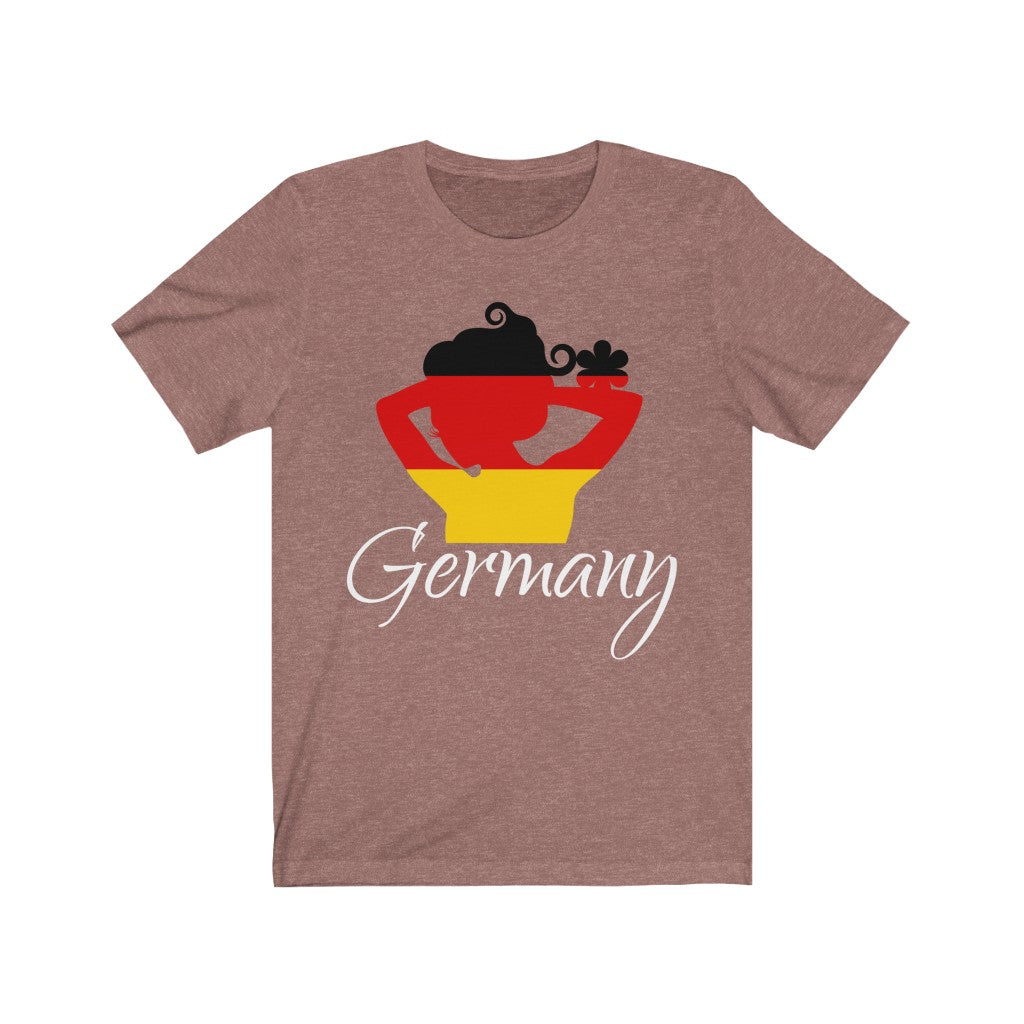 Germany Lady Flag Premium Tee 2 - Unisex