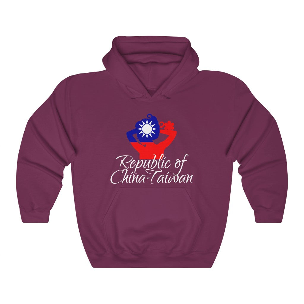 Republic of China - Taiwan Lady Flag Hoodie Sweatshirt 2 - Unisex