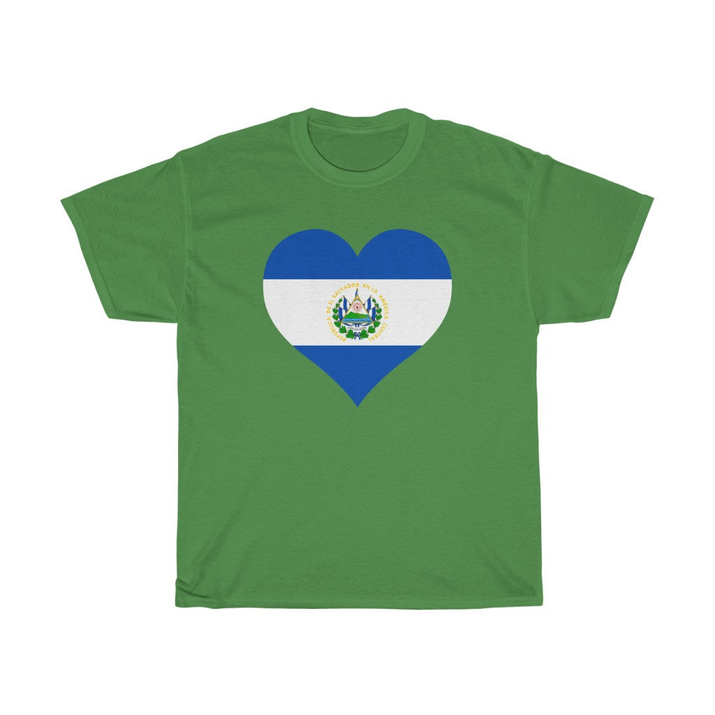 El Salvador Heart Flag Standard Tee - Unisex