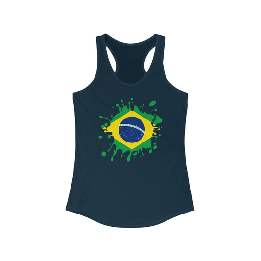 Brazil Splat Flag Tank - Women