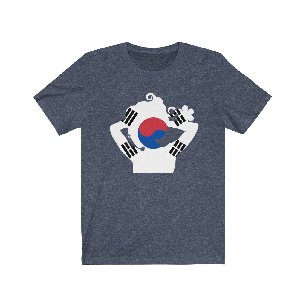 South Korea Lady Flag Premium Tee - Unisex
