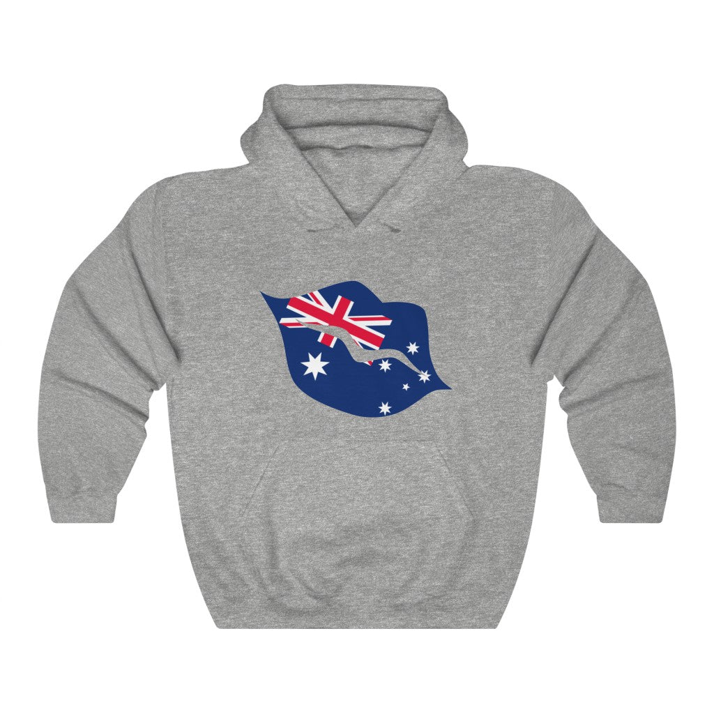 Australia Lips Flag Hoodie Sweatshirt - Unisex