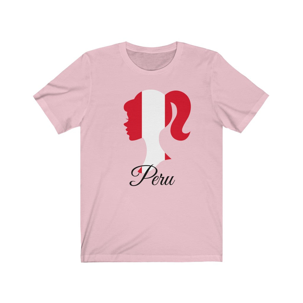 Peru Girl Flag Premium Tee 1 - Unisex