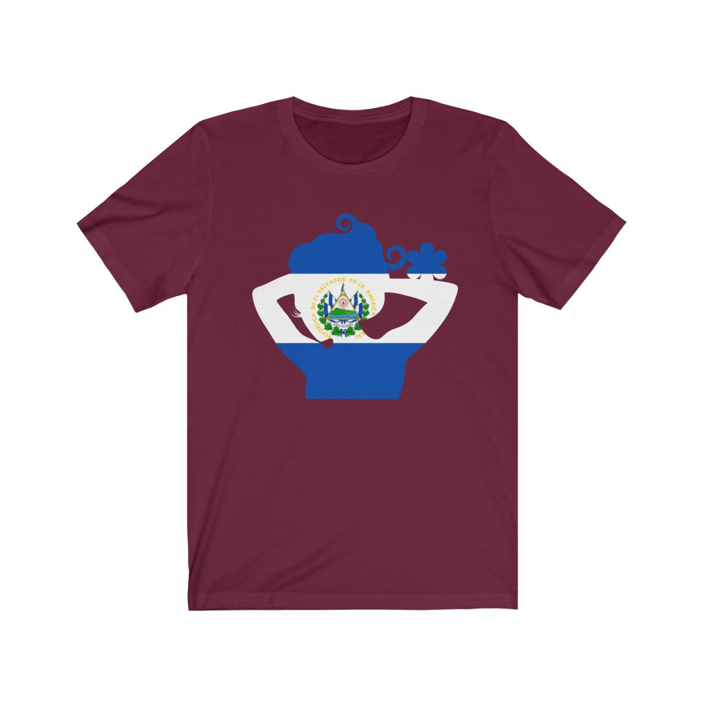 El Salvador Lady Flag Premium Tee - Unisex