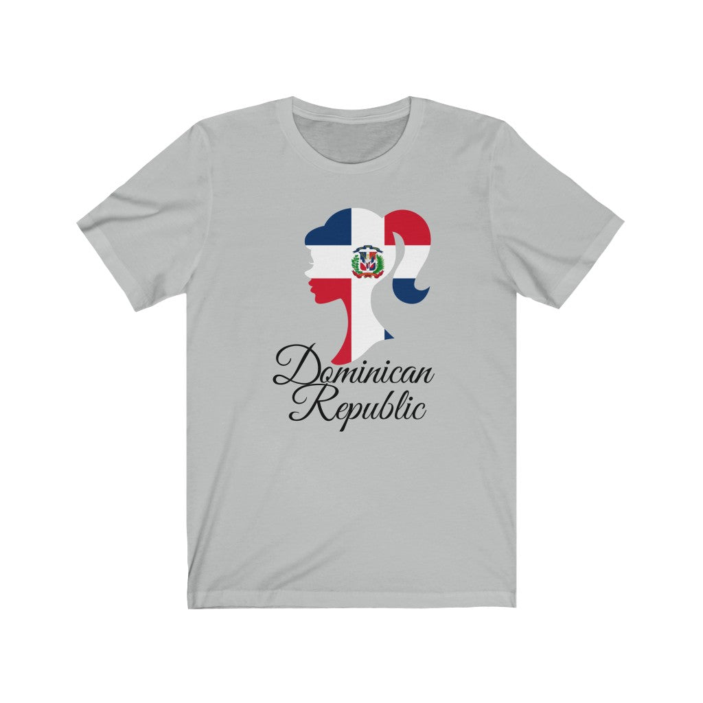 Dominican Republic Girl Flag Premium Tee 1 - Unisex