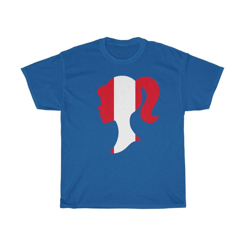 Peru Girl Flag Standard Tee - Unisex