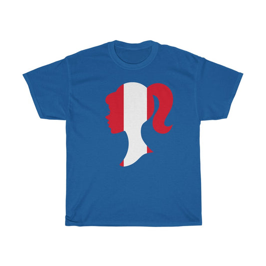 Peru Girl Flag Standard Tee - Unisex