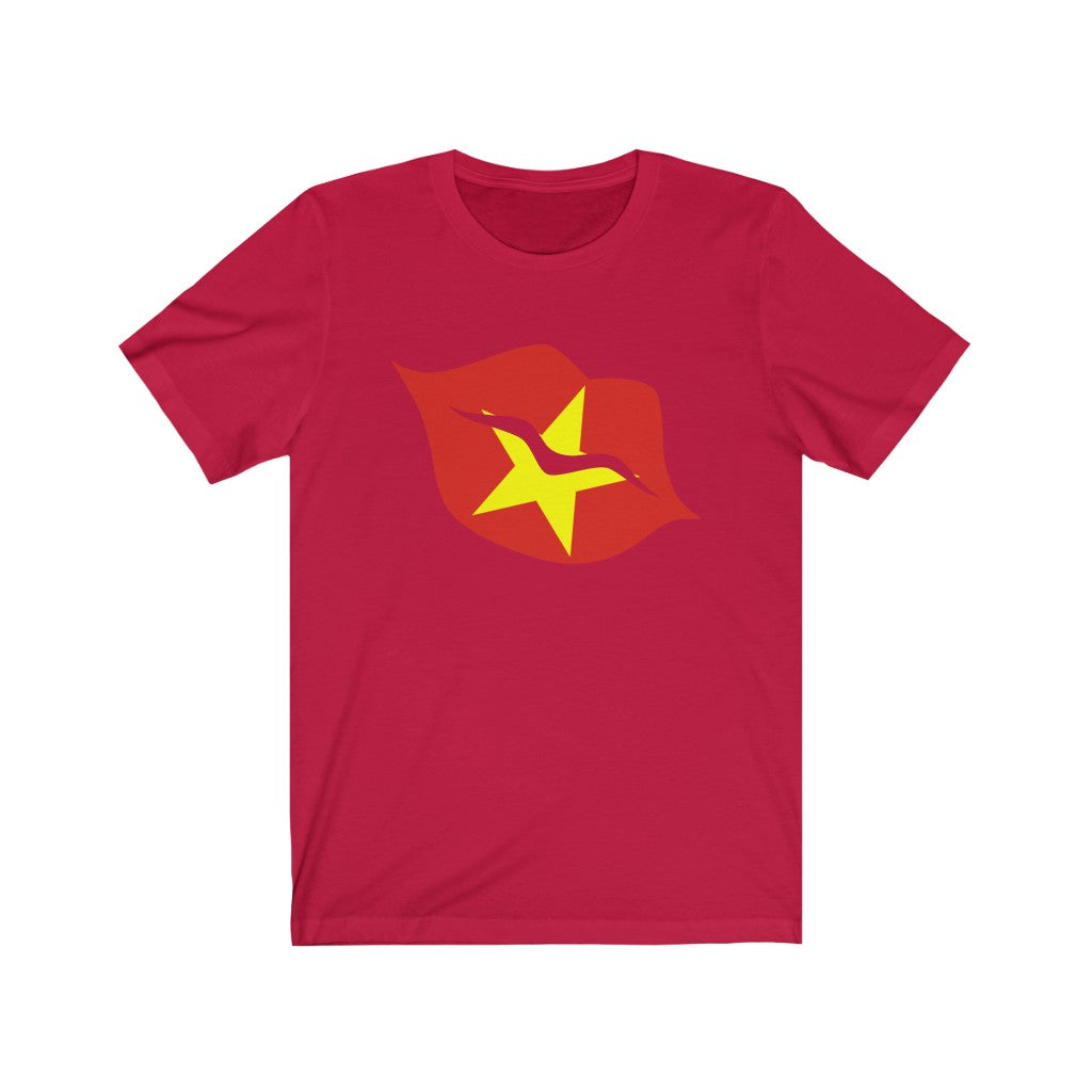 Vietnam Lips Flag Premium Tee - Unisex