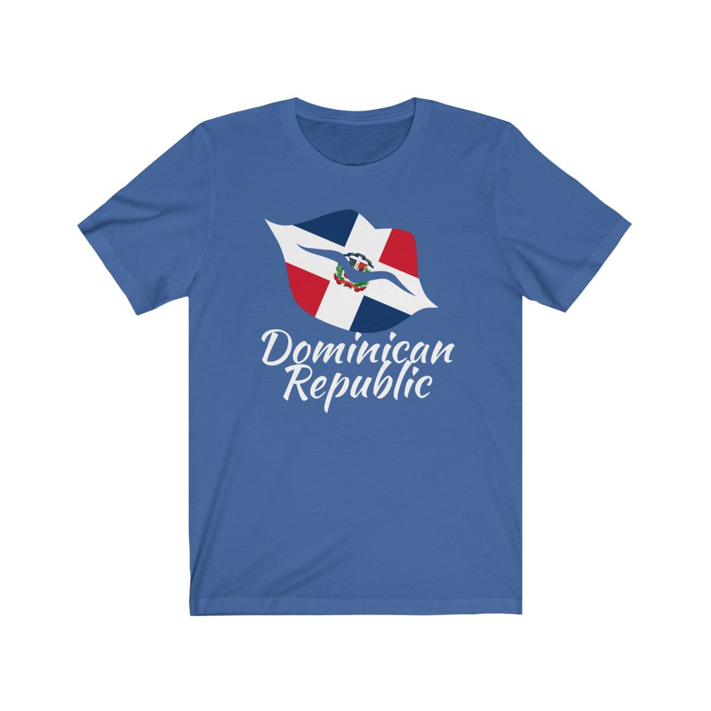 Dominican Republic Lips Flag Premium Tee 2 - Unisex