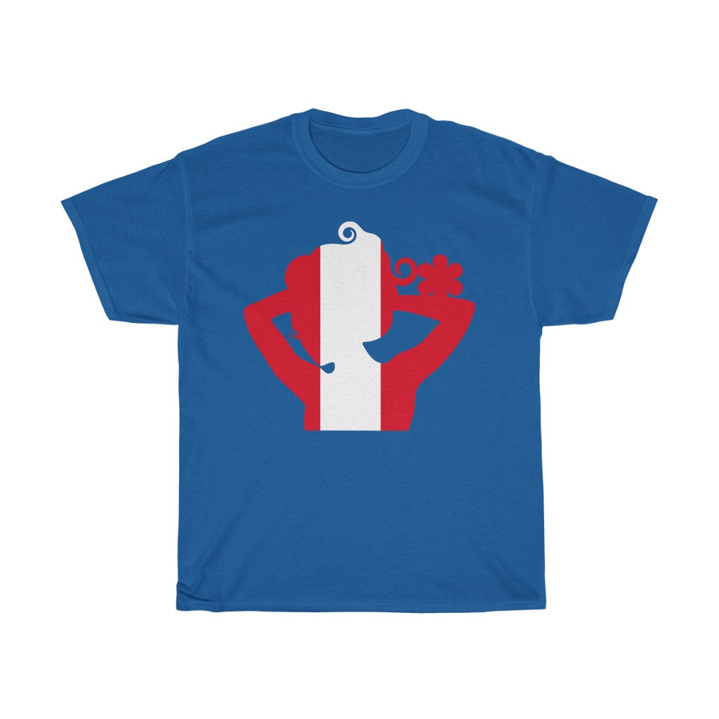 Peru Lady Flag Standard Tee - Unisex