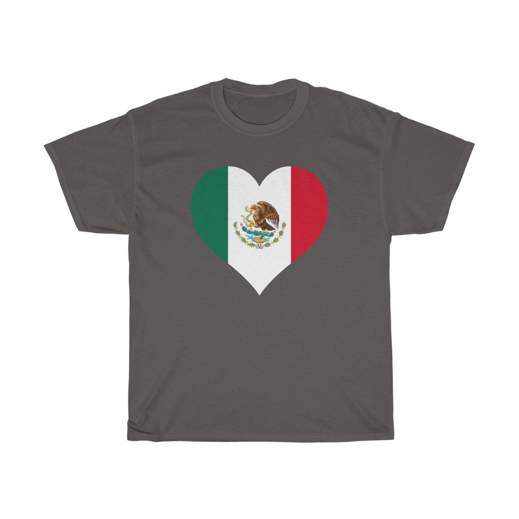Mexico Heart Flag Standard Tee - Unisex