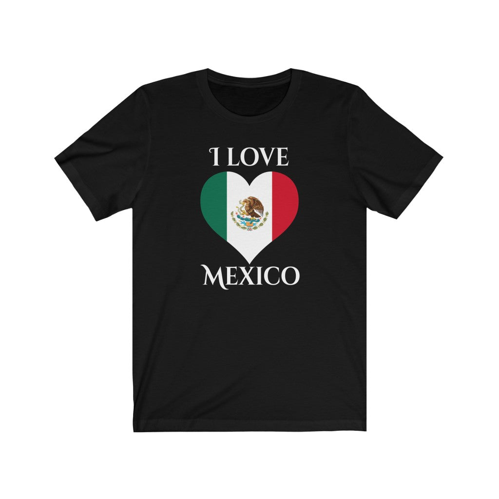Mexico Heart Flag Premium Tee 2 - Unisex