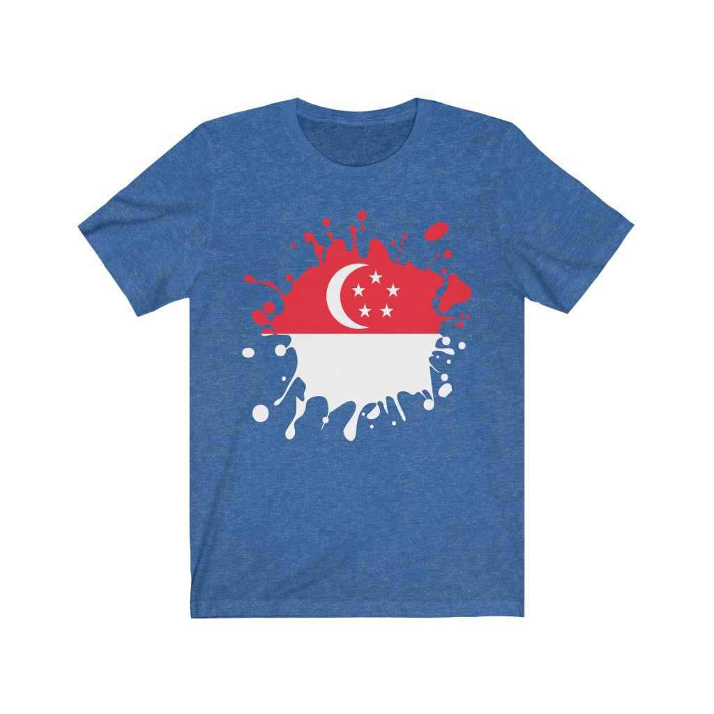 Singapore Splat Flag Premium Tee - Unisex