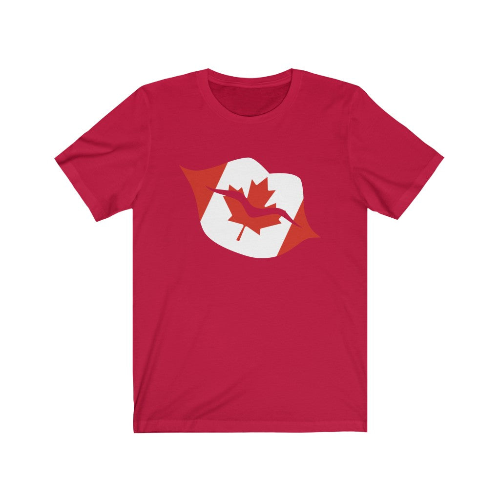 Canada Lips Flag Premium Tee - Unisex