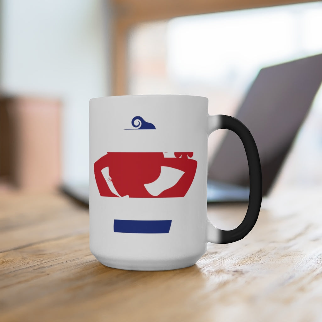 Costa Rica Lady Color Changing Mug
