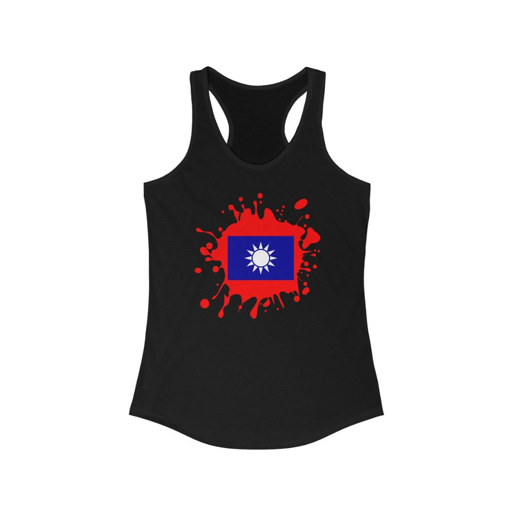 Republic of China (Taiwan) Splat Flag Tank - Women