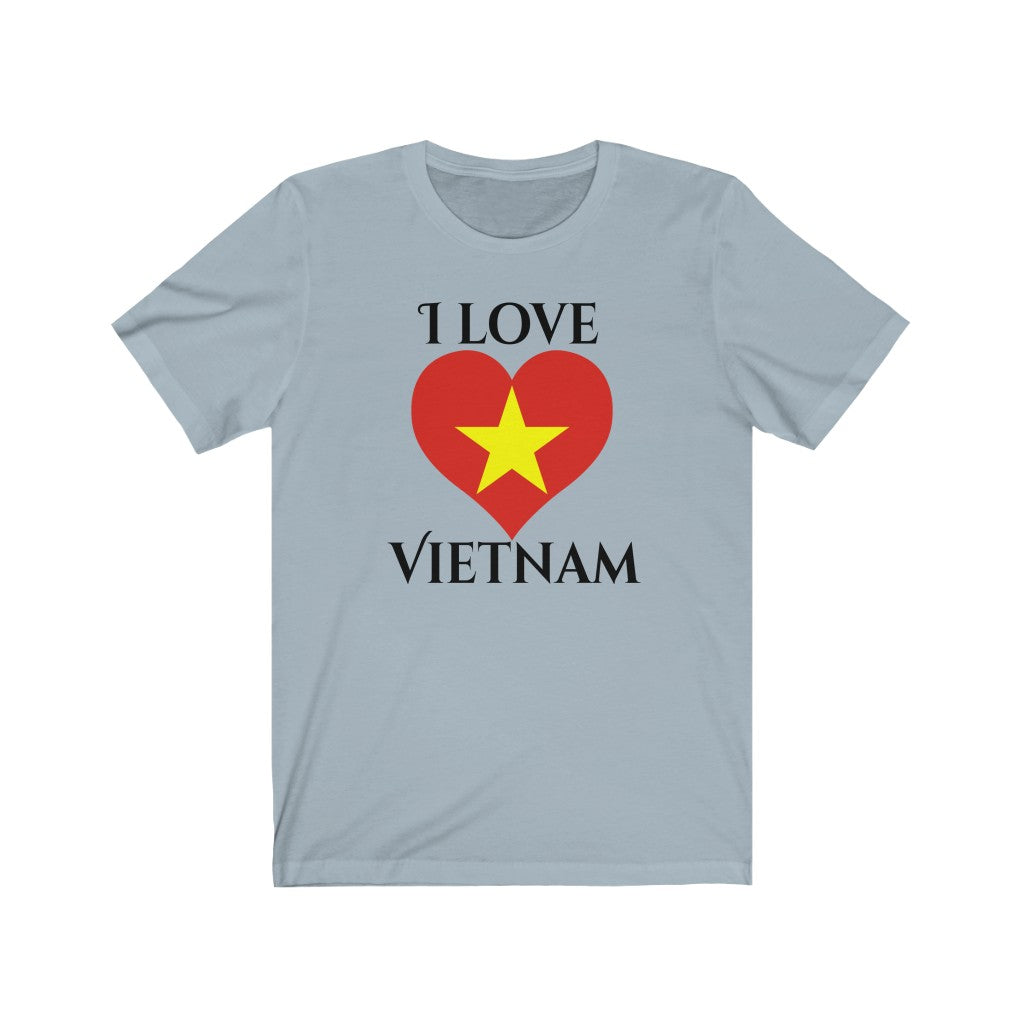 Vietnam Heart Flag Premium Tee 1 - Unisex