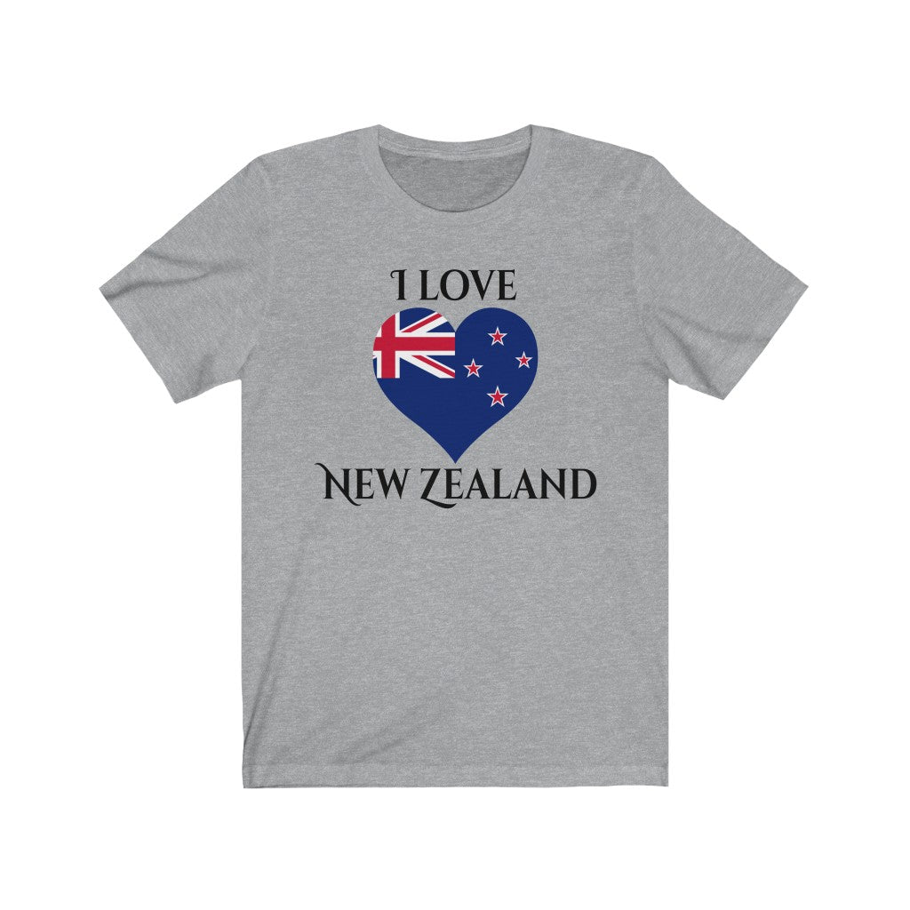 New Zealand Heart Flag Premium Tee 1 - Unisex