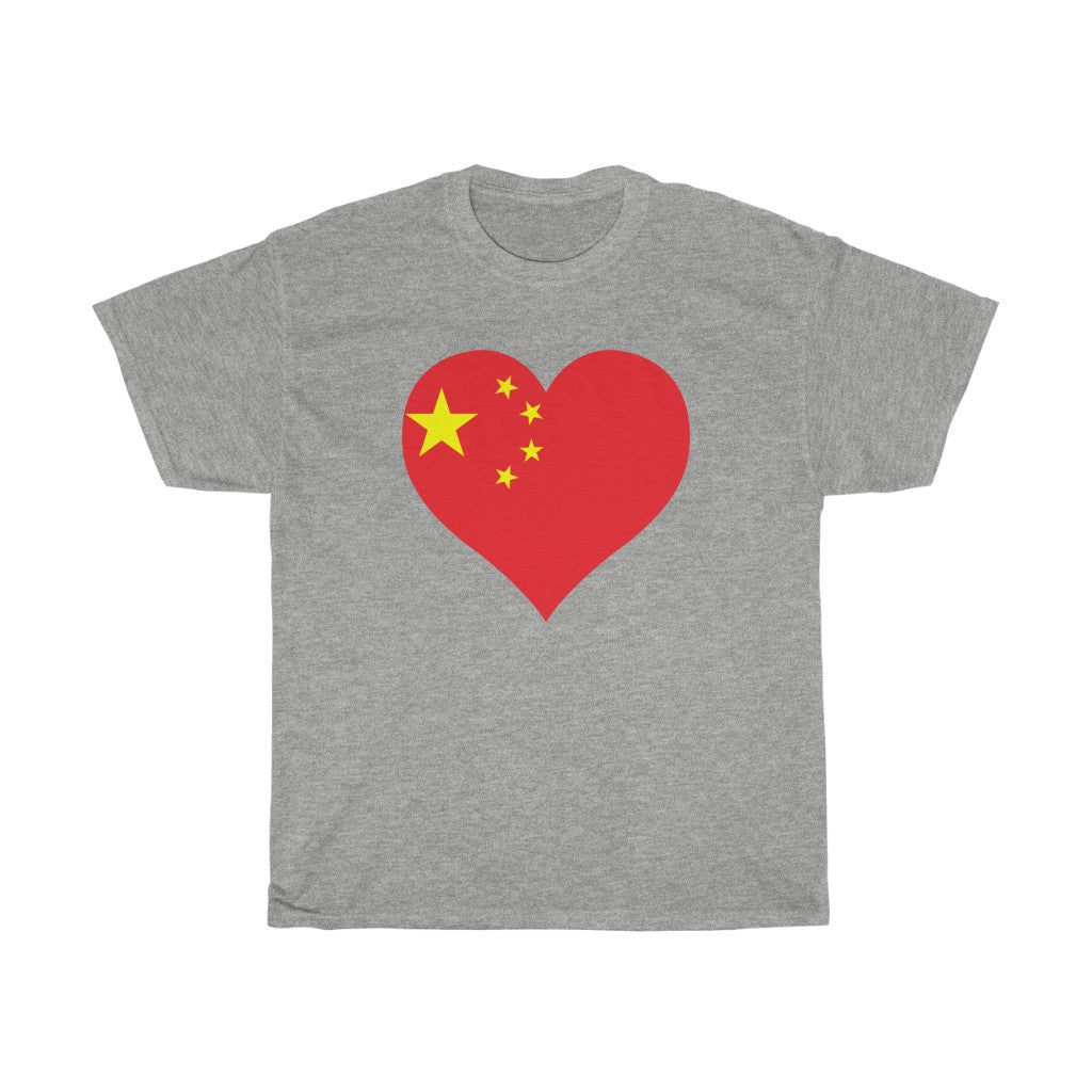 China Heart Flag Standard Tee - Unisex