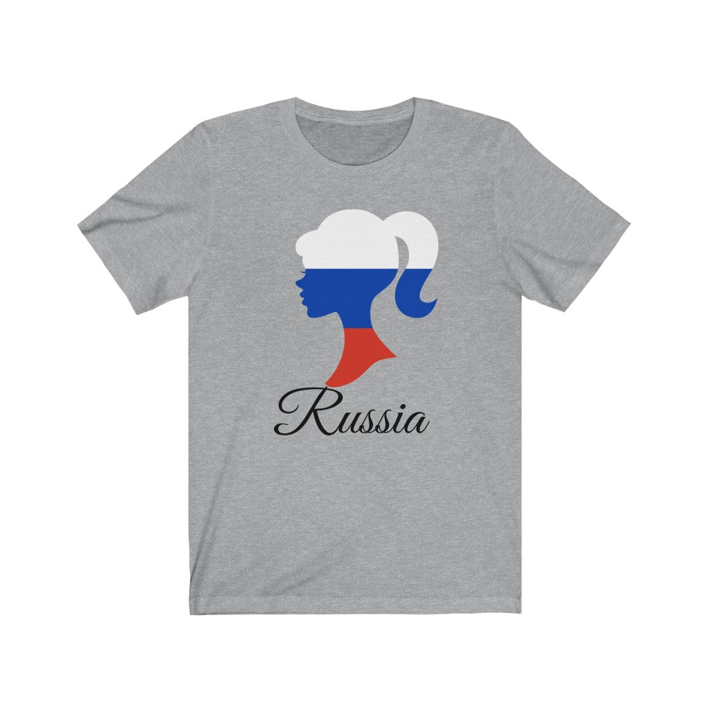 Russia Girl Flag Premium Tee 1 - Unisex