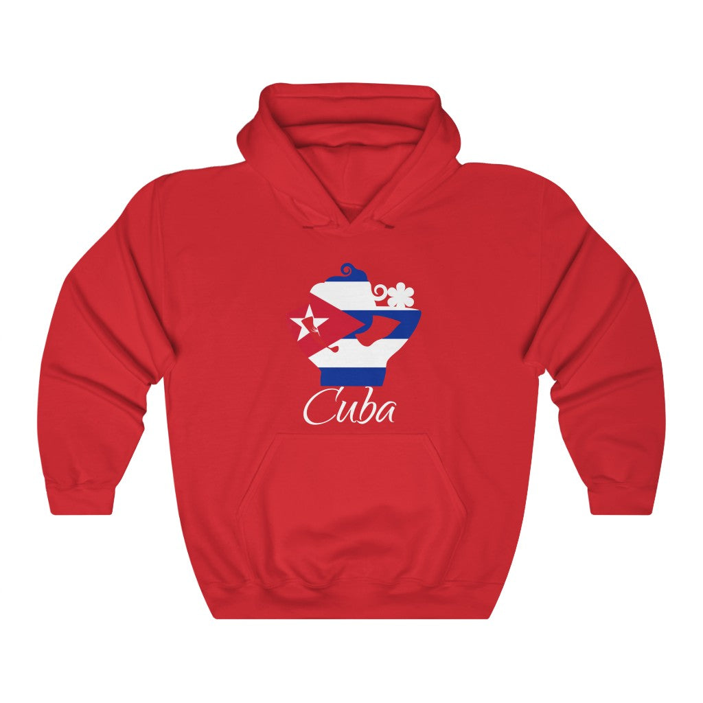Cuba Lady Flag Hoodie Sweatshirt 2 - Unisex