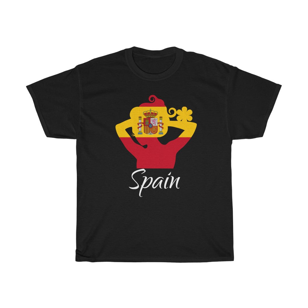 Spain Lady Flag Standard Tee 2 - Unisex