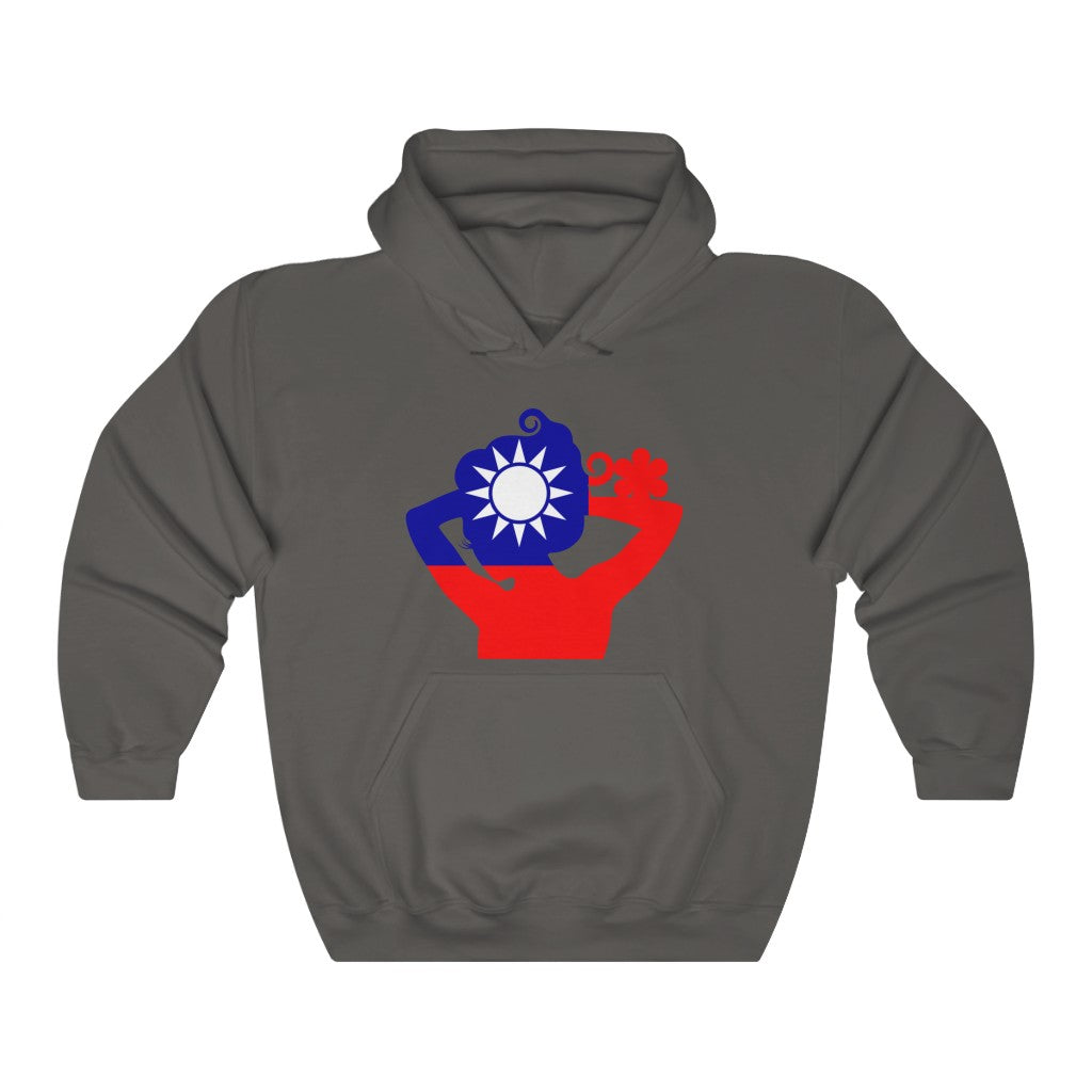 Republic of China - Taiwan Lady Flag Hoodie Sweatshirt - Unisex