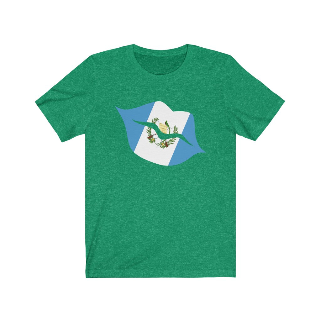 Guatemala Lips Flag Premium Tee - Unisex