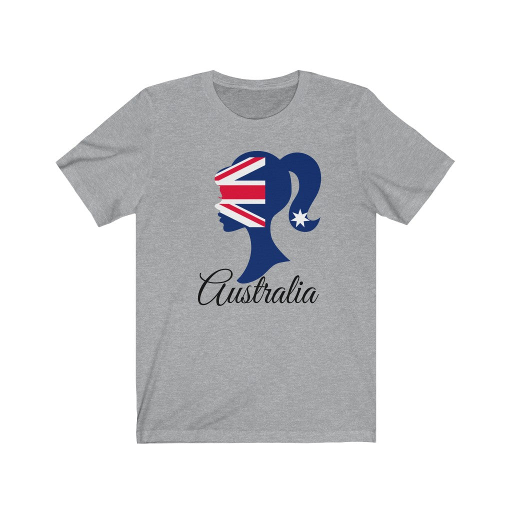 Australia Girl Flag Premium Tee 1 - Unisex