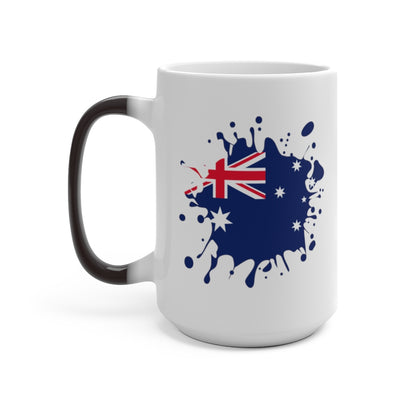 Australia Splat Color Changing Mug