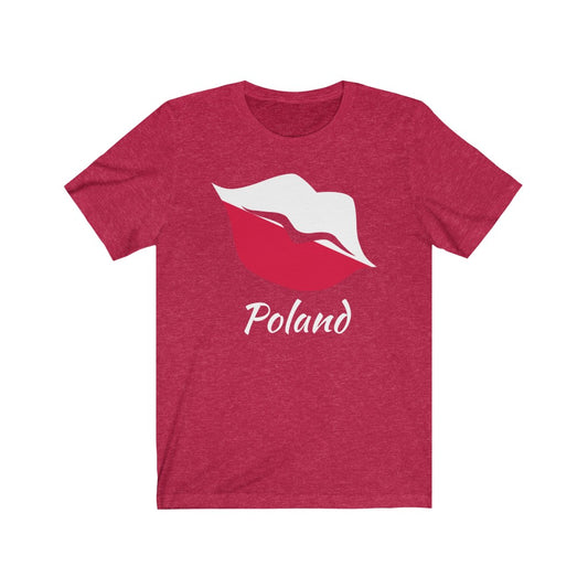 Poland Lips Flag Premium Tee 2 - Unisex