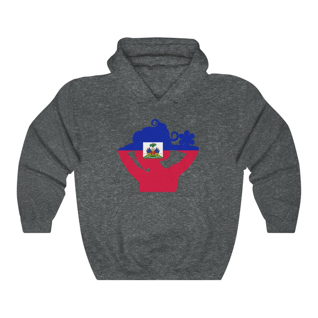 Haiti Lady Flag Hoodie Sweatshirt - Unisex