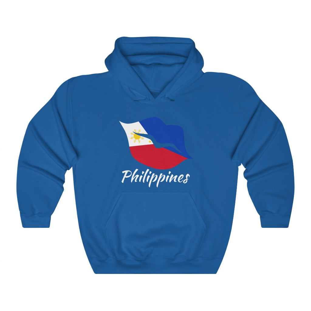 Philippines Lips Flag Hoodie Sweatshirt 2 - Unisex