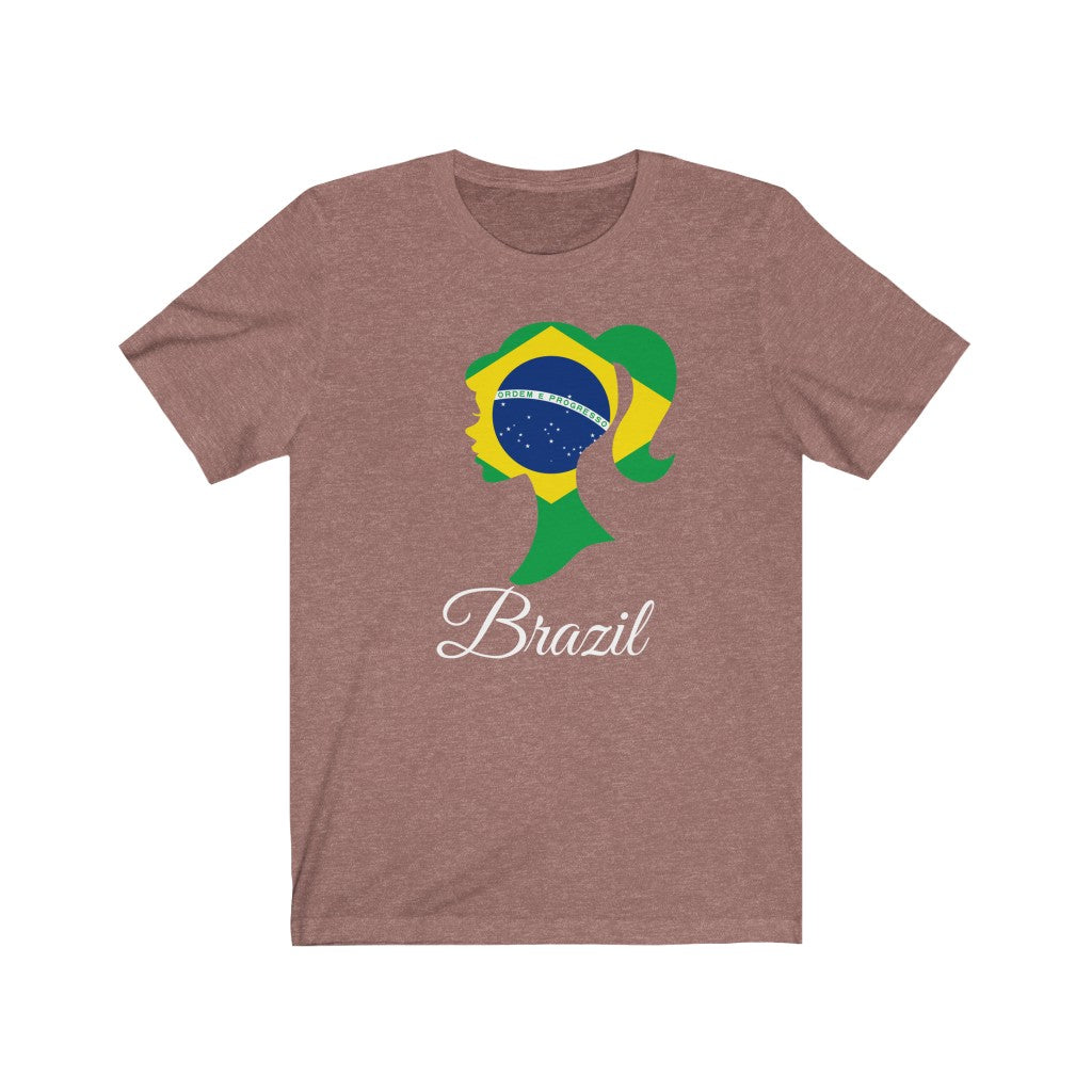 Brazil Girl Flag Premium Tee 2 - Unisex