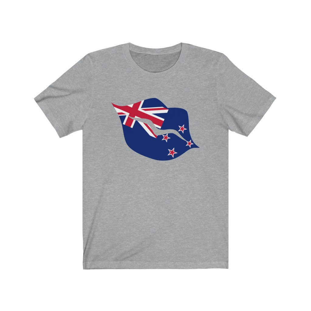 New Zealand Lips Flag Premium Tee - Unisex