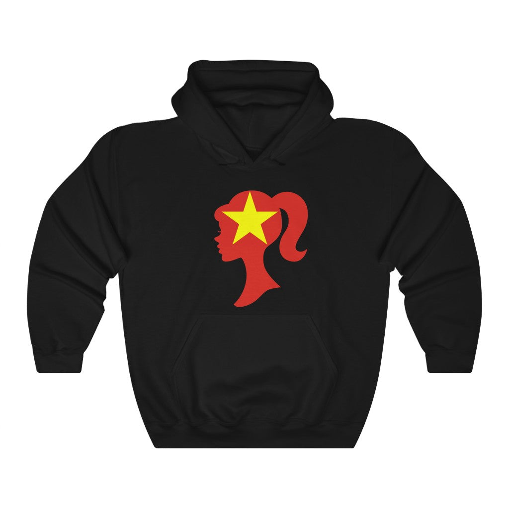 Vietnam Girl Flag Hoodie Sweatshirt - Unisex