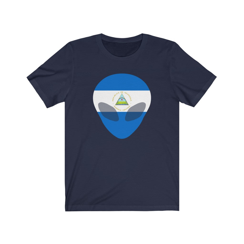 Nicaragua Alien Flag Premium Tee - Unisex
