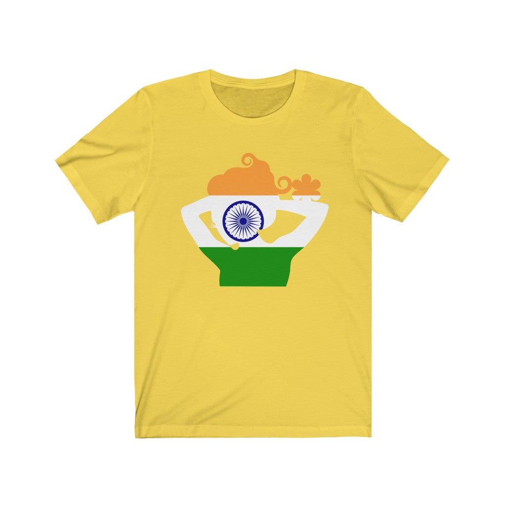 India Lady Flag Premium Tee - Unisex
