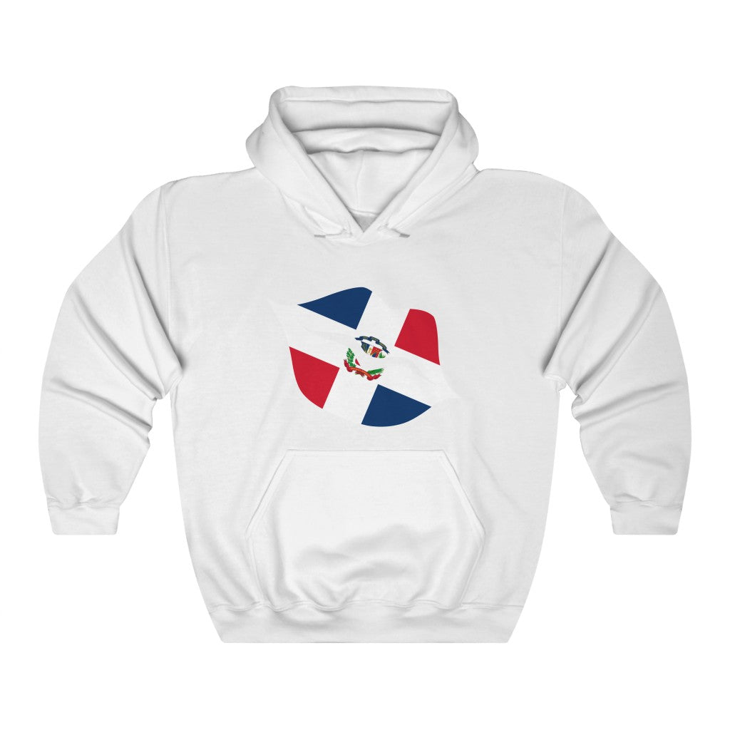 Dominican Republic Lips Flag Hoodie Sweatshirt - Unisex