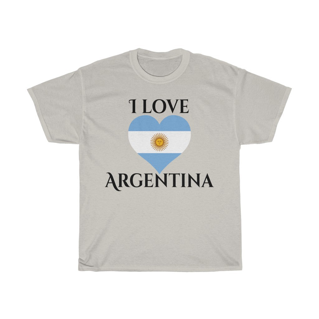 Argentina Heart Flag Standard Tee 1 - Unisex