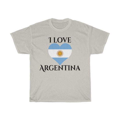 Argentina Heart Flag Standard Tee 1 - Unisex