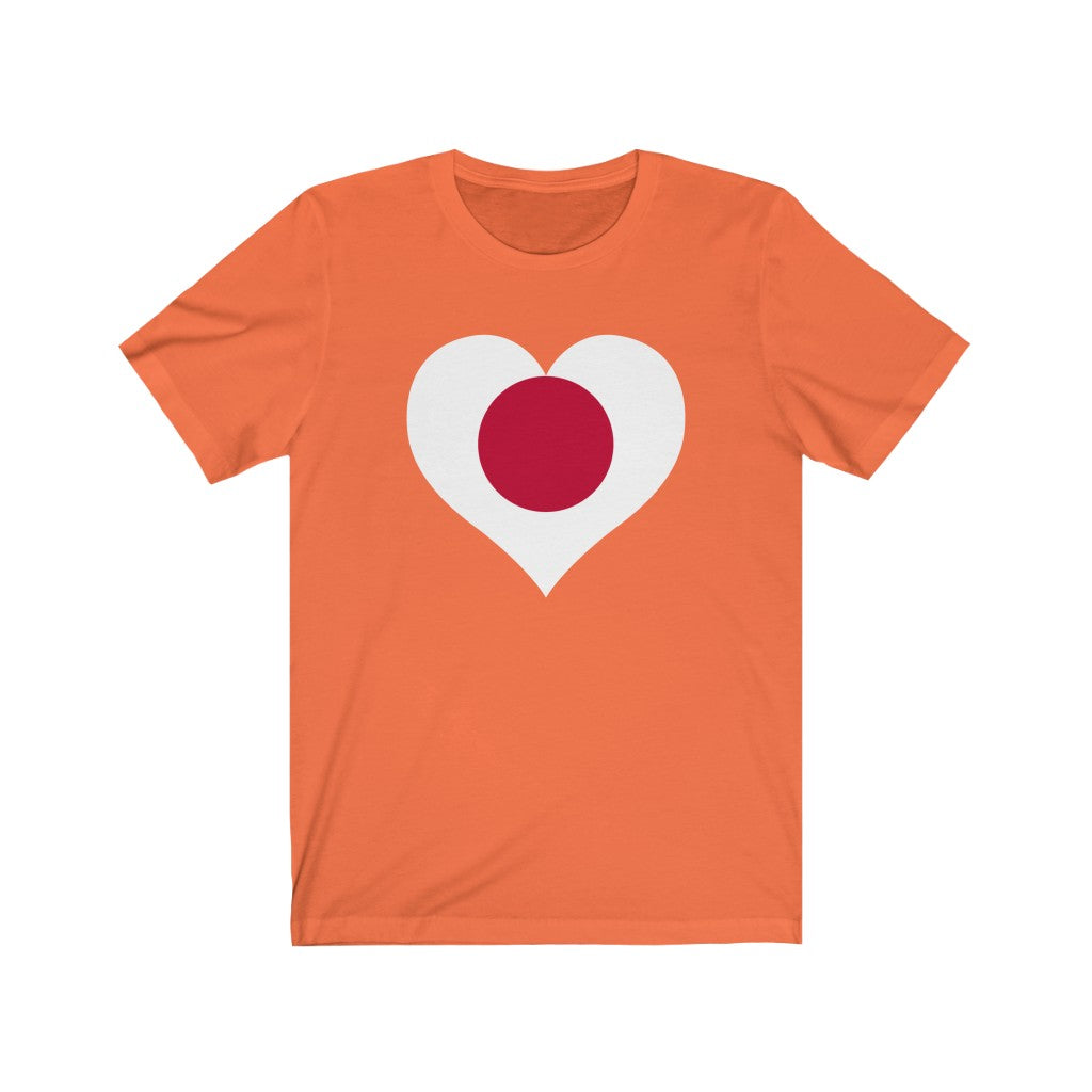 Japan Heart Flag Premium Tee - Unisex