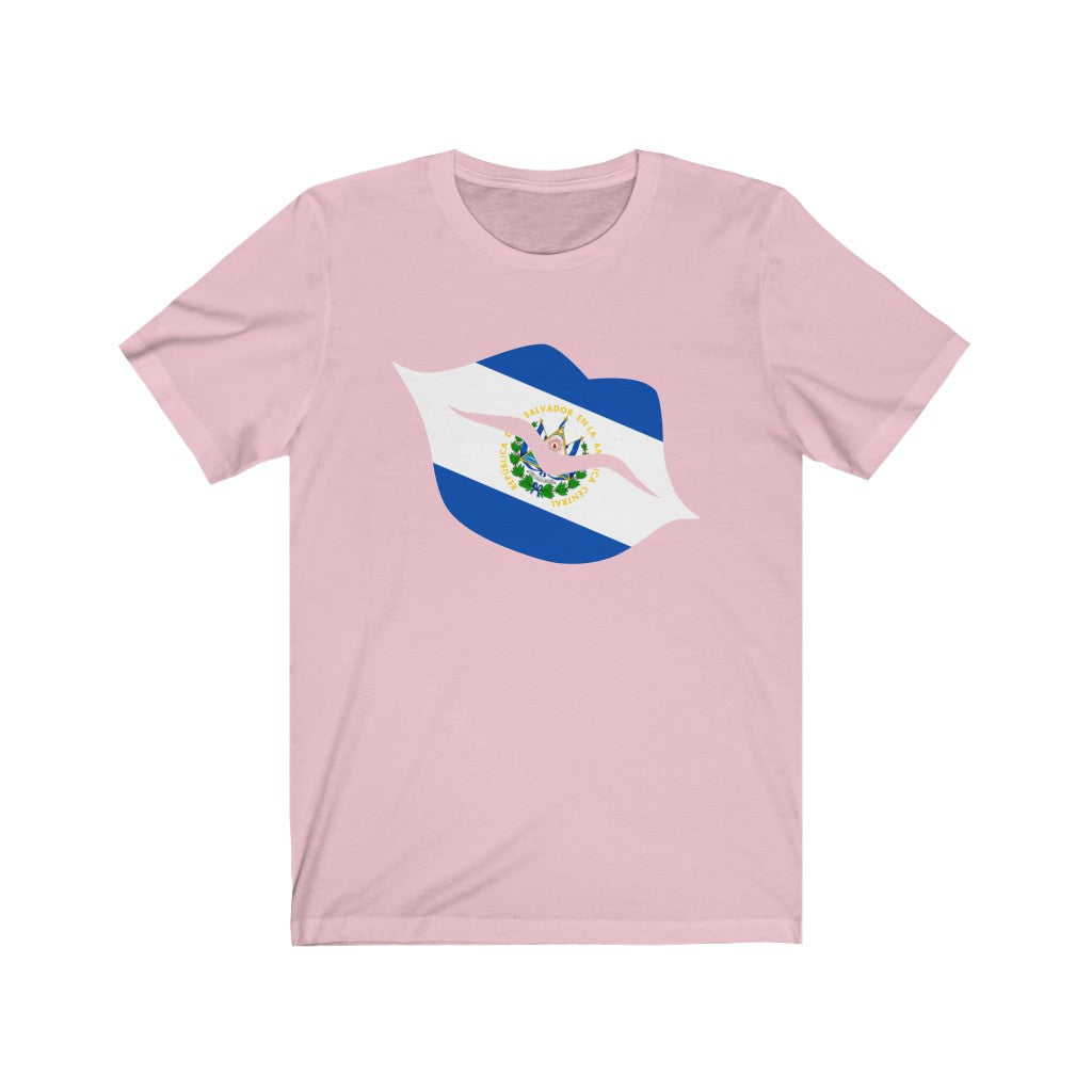 El Salvador Lips Flag Premium Tee - Unisex